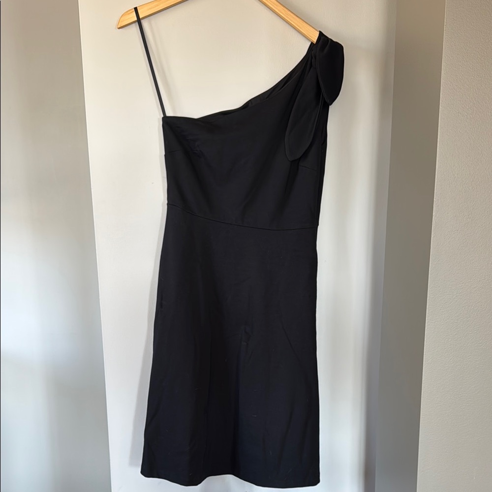 Banana Republic Black One-Shoulder Dress
